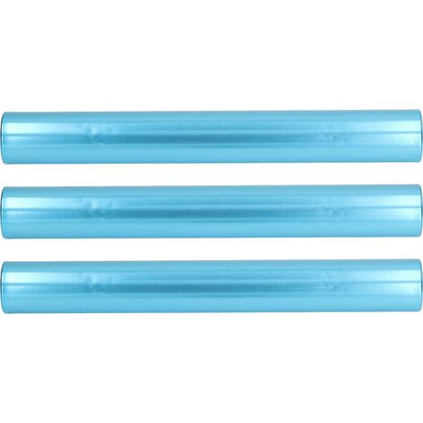 Lot de 3 bâtons de relais de compétition, couleurs vives, ajourés et sculptés, pour l'entraînement et la compétition. (1/5)