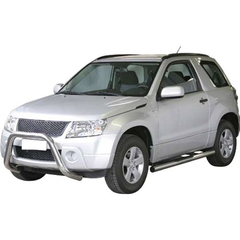 Pare-buffle Avant pour Suzuki Grand Vitara 2005-2008 76 mm en Acier Gris