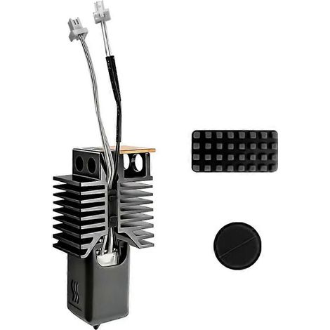 Kit bloc céramique 0,4 mm pour hotend Snapmaker U1 avec buse intégrée en acier trempé et accessoires pour imprimante 3D Snapmaker U1 (1/5)