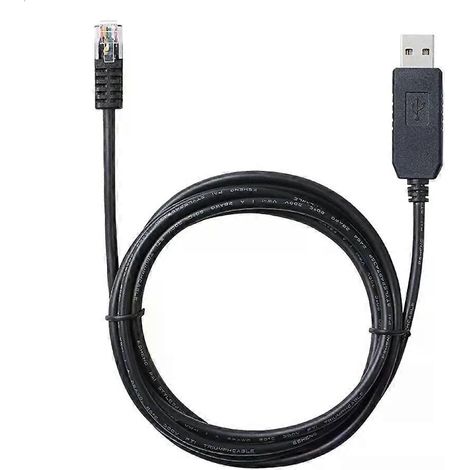 Câble EQMOD avec adaptateur USB UART TTL vers RJ12 6P6C Prolific PL2303GS pour la commande PC de la monture Skywatcher AZ-GTI (communication PC Link - JXLGV) (1/4)