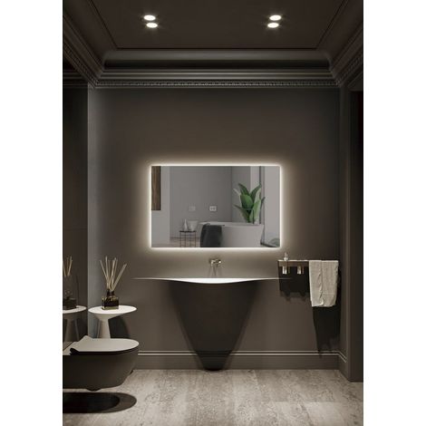 Espejo Iluminado Baño "Italia" 100Cm Blanco Frío Sensor Antivaho/On-Off [LIMEX-ITAL007/10070] (LIMEX-ITAL007/10070)