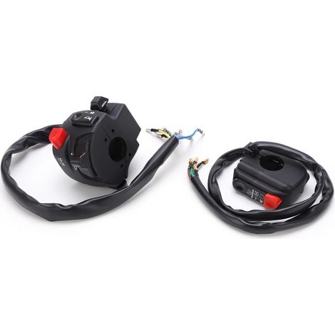 Interrupteur de guidon de moto 7/8 pouces 12V, phare antibrouillard, commande marche/arrêt, remplacement étanche pour Yamaha SR400
