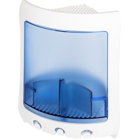 ANGOLARE PER DOCCIA 'LOOP' cm 30 x 37 x 19 - bianco/azzurro (1/3)