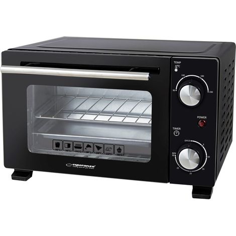 Esperanza EKO007N mini four électrique noir 10 litres (1/5)