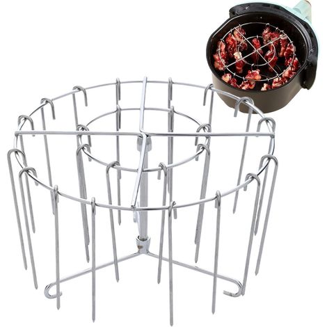 Grille métallique pour friteuse à air chaud, support réutilisable (1/5)