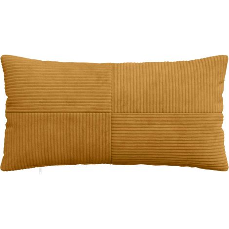 vidaXL Funda de almohada 6 pcs ALMELO Amarillo 40 x 70 cm pana (1/2)