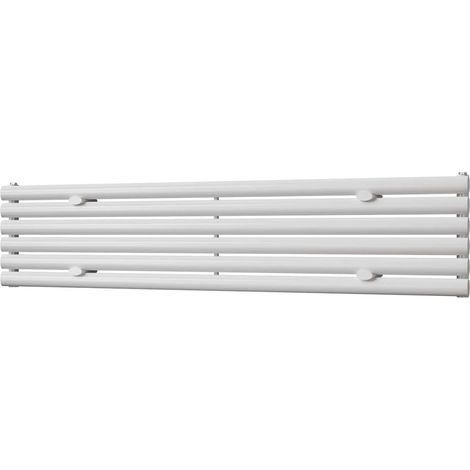 Omeara Axis - White Horizontal Radiator H348mm x W1600mm Single Panel (1/3)