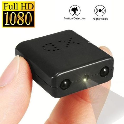 Mini Camera Espion HD 1080P IR Infrarouge - Vision Nocturne - Détection De Mouvement (1/4)