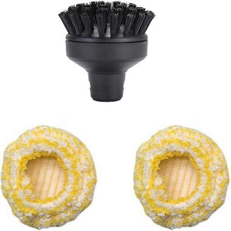 Großes Rundbürsten-Dampfset für Kärcher Dampfreiniger der SC-Serie – Zubehör für Dampfreiniger (1/5)