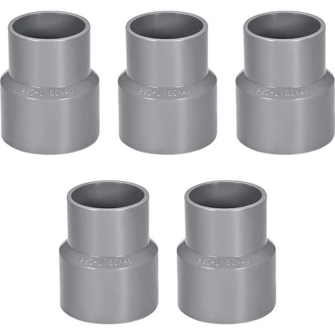 Réducteur de Tuyau PVC DWV Hub 40 Gris 40mm x 50mm Douille 5Pcs - B07TSC9FLY (1/3)