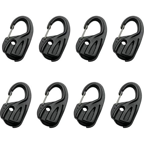 Juego de 8 tensores de cuerda de nailon ajustables para camping - Accesorios para actividades (1/5)