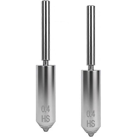 Lot de 2 buses de 0,4 mm pour hotend Anycubic Kobra S1 Max (pièces de rechange à installation rapide). (1/5)
