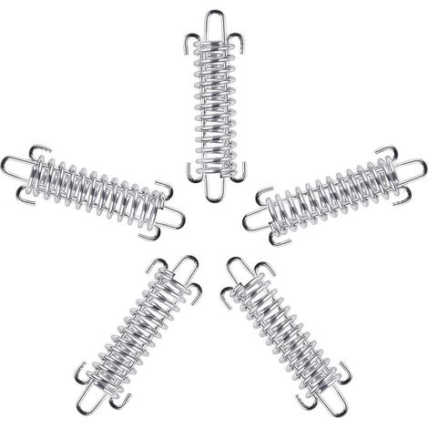 Zeltfederclips – Aluminiumlegierung – 11 x 3,5 cm – Zur Befestigung von Sonnensegeln und Gartenpavillons – 5er-Pack (1/5)