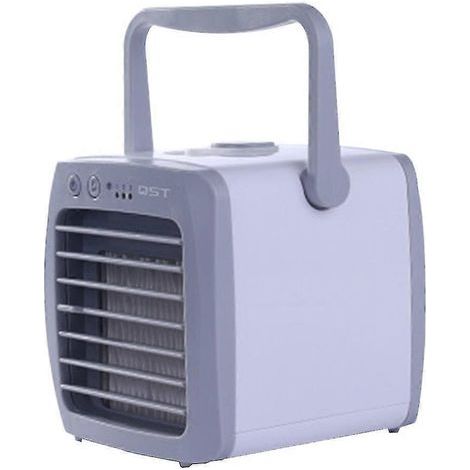 Ventilateur climatiseur portable, refroidisseur d'air USB compact, mini ventilateur de table, humidificateur d'air compact par évaporation (1/5)