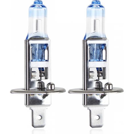 Ampoules halogènes H1 12V 55W LumiTec édition limitée +130% DUO amio-01404 (1/4)