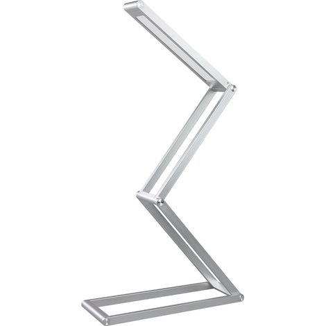 Lampe de bureau LED, lampe de chevet pliable en aluminium, sans fil, rechargeable par USB, 3 niveaux de luminosité, câble USB inclus, idéale pour les (1/5)