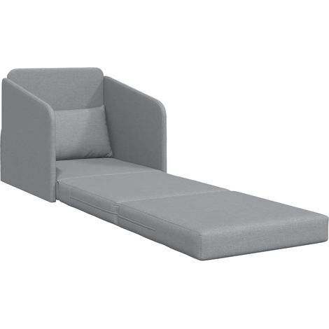 Maison Exclusive - Divano letto Grigio chiaro 65 x 80 x 83 cm Tessuto