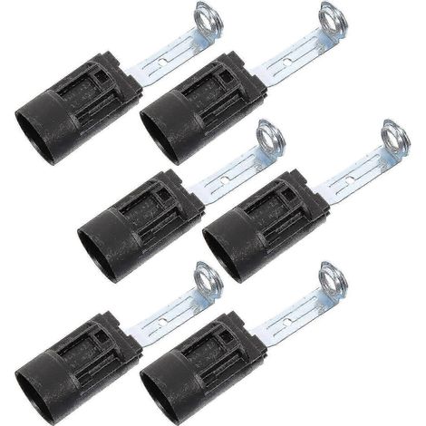 Kit de 6 douilles E14 de rechange pour lampes à récurer, idéal pour la réparation de vos luminaires. (1/3)