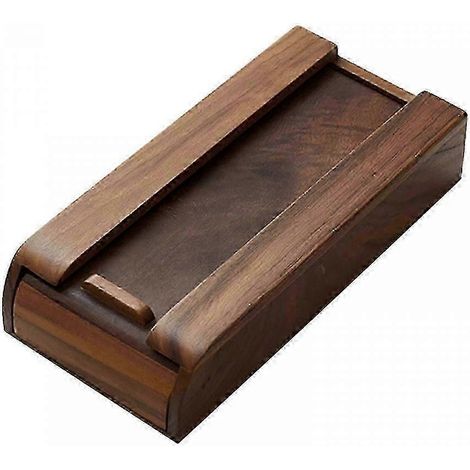 (19,5 x 9,5 x 16,5 cm) Tiroir sous bureau Accessoires de rangement pour la maison et la classe Boîte de rangement en bois pour fournitures scolaires à glisser sous le bureau (1/5)