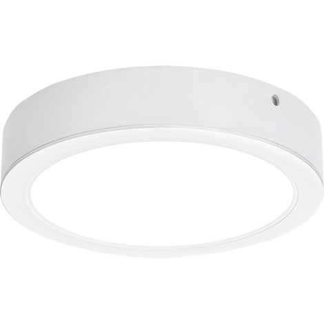 Lámpara de techo redonda blanca de Ø12 cm, LED de 7 W, luz neutra, Shaun2 Rabalux (1/4)