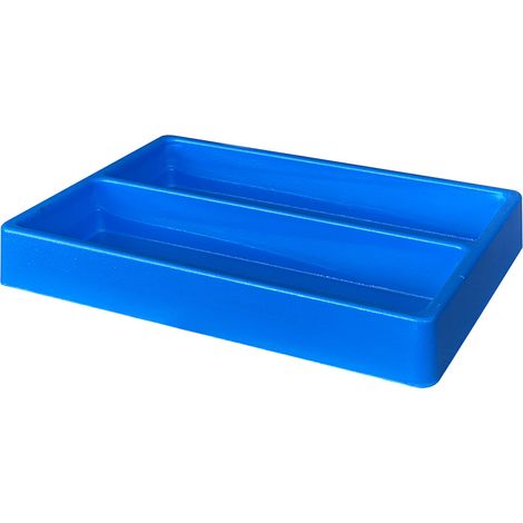 Termoformato vaschetta separatore ARR-VAS-2S-LQ porta minuteria 2 scomparti largo per cassetti - compatibile con arredo (1/4)