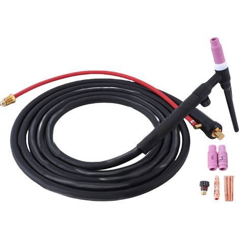 Ortviai Torche TIG Lift Air-Coolée 150 A, 4 m, Connecteur Rapide 35–50 mm², Compatible ARC200/MIG200/MIG250