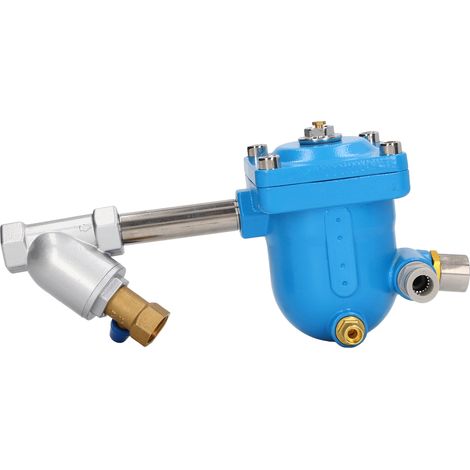 Vanne de purge automatique pour réservoir d'air de séchoir frigorifique, purgeur pneumatique automatique sans perte + tuyau d'installation (1/5)