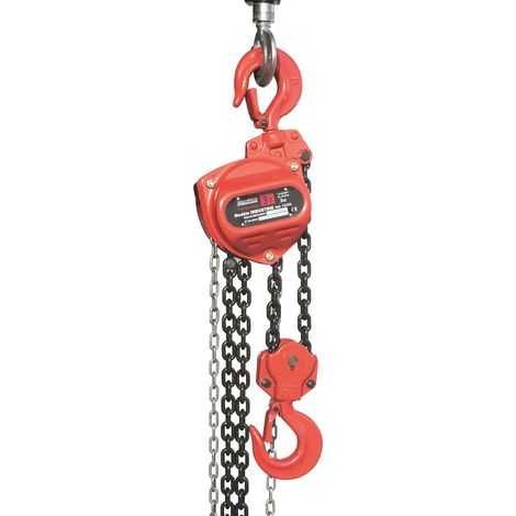 DRAKKAR EQUIPEMENT - Palan à chaine 1T 3m modèle industrie - 15317 - Ce produit de marque DRAKKAR-EQUIPEMENT est neuf. (1/2)