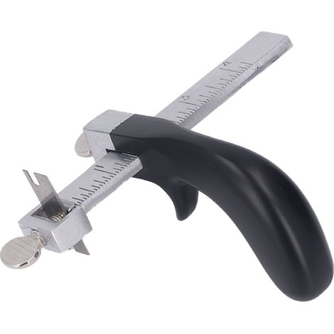 Coupe-ceinture à manche en aluminium, outil pour fendre et couper le cuir et les lanières, outil pour couper les lanières de cuir et les cordes (1/5)