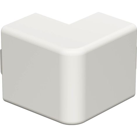 OBO Bettermann Tapa de ángulo exterior 25x40mm Cloruro de polivinilo blanco puro RAL 9010, 6192181