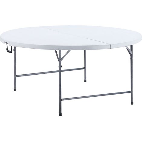 Tavolo rotondo pieghevole, 180 x 74 cm