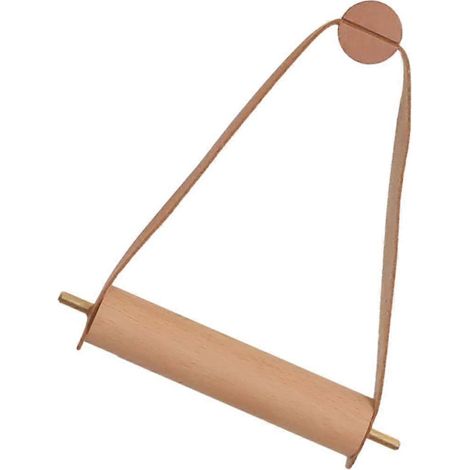 Porte-papier toilette mural perforé en plastique, rangement pour mouchoirs en papier toilette pour salle de bain et cuisine (1/5)