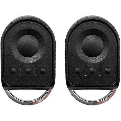 Lot de 2 télécommandes universelles pour porte de garage compatibles avec les systèmes RTS 433 MHz Keytis 2 N et Keytis 4 (SI)WHBYV (1/4)
