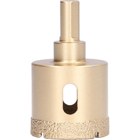 Mèche diamant brasée scie cloche creuse pour carrelage verre granit marbre porcelaine 38mm (1/5)
