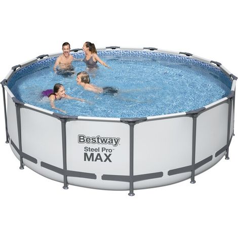 PISCINA STEEL PRO MAX C/TELAIO E ACCES D 427X122 5612X