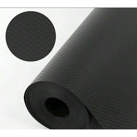 Waterproof, non-slip black EVA drawer liner 30 x 300 cm – cuttable, non-adhesive, for shelves, cabinets, drawers and refrigerators
