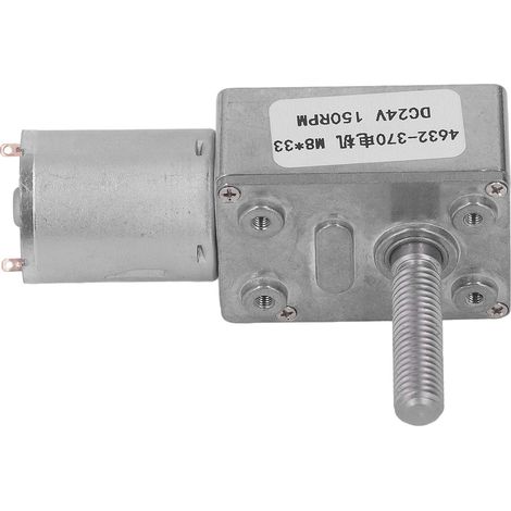 Moteur à Engrenage DC 24V 150RPM, Couple Élevé pour Outils Électriques (1/5)