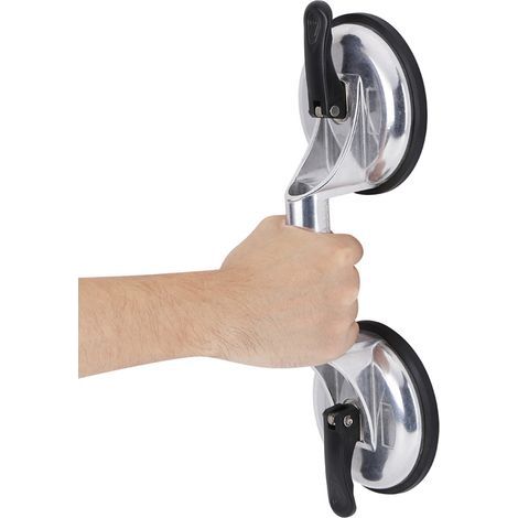 Ventouse à double plaque pour vitres, lève-plaques, débosseleur, extracteur pour le déplacement et le levage (1/5)