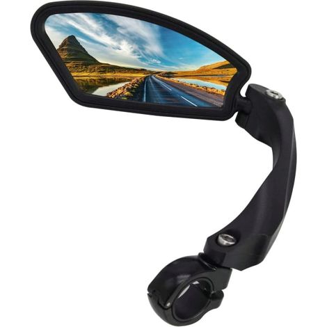 Rétroviseur de vélo HD en acier inoxydable de deuxième génération, compatible avec les guidons de 21 à 26 mm, pour vélos électriques (1/5)