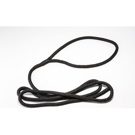 Cima in poliestere con occhiello per fissaggio parabordi diametro 10 mm 2 metri blu nautica