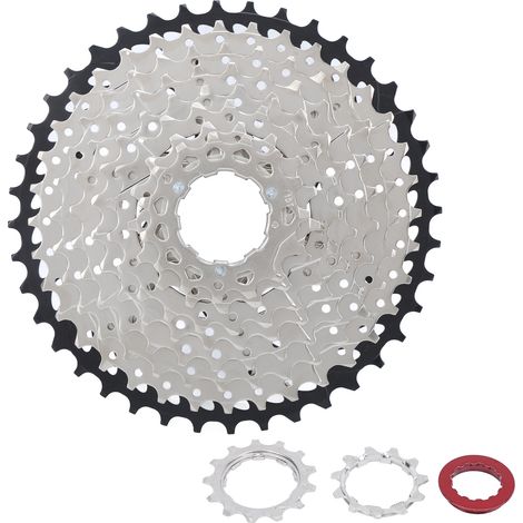Vélo de Montagne 10 Vitesses Léger avec Pignon Libre 11-40T pour VTT et Route (1/5)