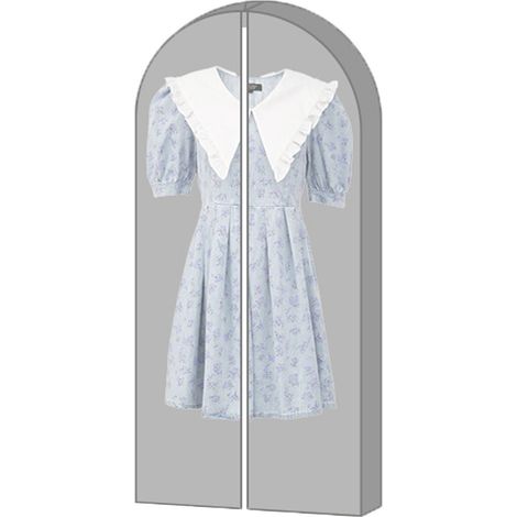 Housse de rangement 3D pour vêtements, housse épaisse pour doudoune à suspendre, couverture anti-poussière pour armoire (1/5)