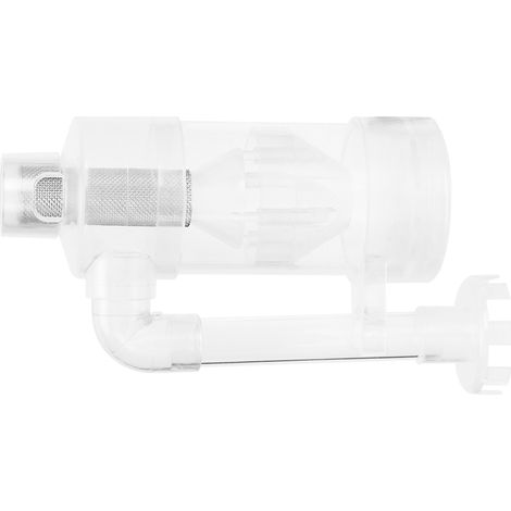 Filtre à déchets transparent pour aquarium, collecteur de protéines, boîte d'alimentation pour poissons d'ornement (1/5)