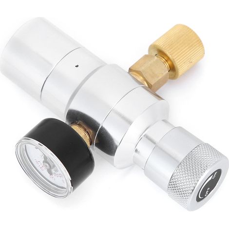 Régulateur de CO2 miniature pour bière, limonade et eau maison - Aluminium, 3/8 pouce MFL, 0-150 PSI (1/5)