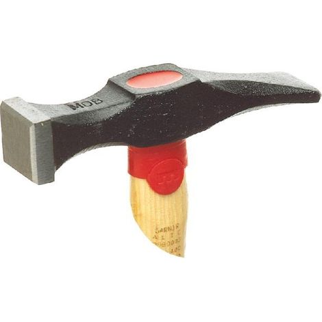 Marteau à garnir allongé manche Hickory – Tête carrée 28 mm – Acier forgé C45E – Formage des tôles – MOB