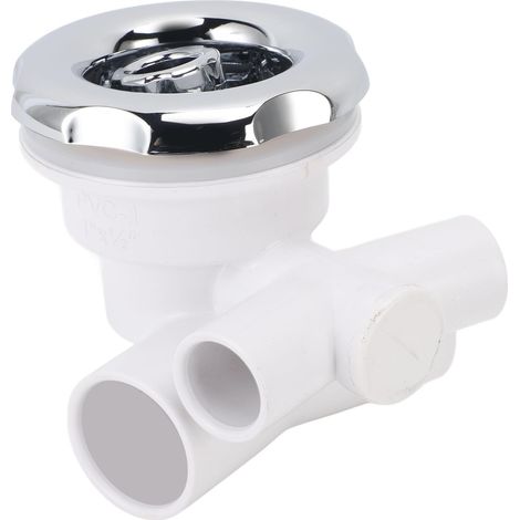 Buse de Jet de Baignoire Universelle Réglable pour Bain à Remous de Massage Spa, Acier Inoxydable/PVC, 1 en 1/2 Pouces, pour Baignoire Spa et Piscine D'hydrothérapie