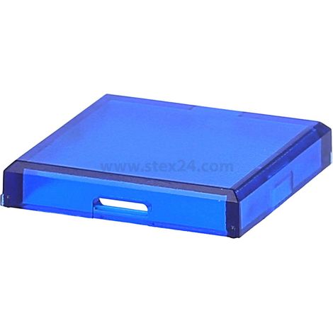 Georg Schlegel Tasterkappe, flach transparent Farbe blau Ausführung beschreib- und beleuchtbar - 1 Stück