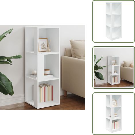 Armadio per camera da letto - vidaXL Armadio Angolare Bianco 33x33x100 cm in Truciolato - Armadio per ufficio