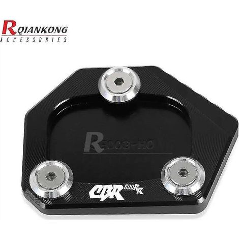 Motorrad für Honda CBR250R CBR250F CBR300R CBR500R CBR600F CBR600RR CBR650F CBR650R CNC Seitenständer vergrößert Seitenständer-Fußplatte--CBR600RR Logo12 (1/5)