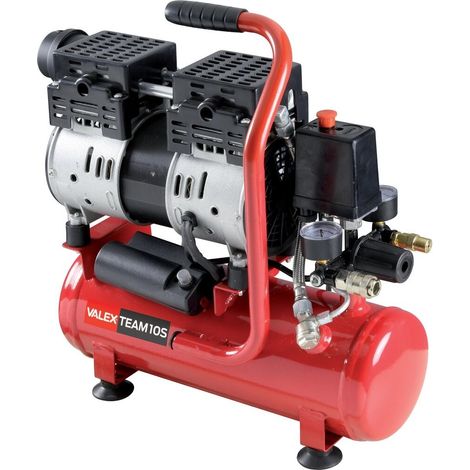 Compressore silenziato 6 lt 1 Hp TEAM 10S 1551574 VALEX
